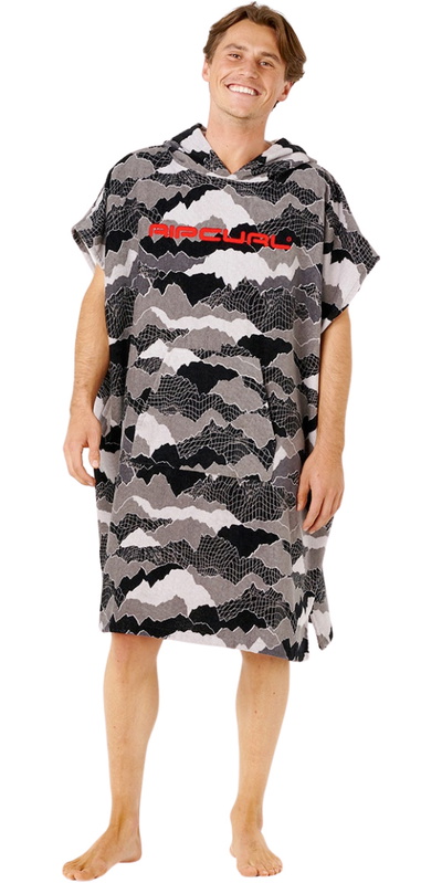 Rip Curl R. Rcznik Z Kapturem Fun Times Dla Mczyzn Z Serii Rip Curl Poncho Black / Szary