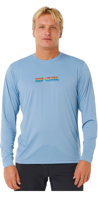 Rip Curl Hombres Iconos De Surflite Chaleco De Lycra De Manga Larga UPF