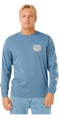 2026 Rip Curl Mens Pacific Rinse Tee 0Y6MTE - Bluefin