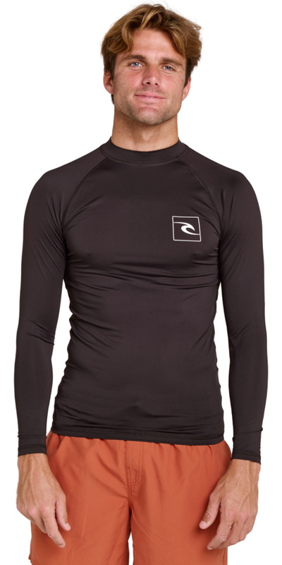 Rip Curl Mens Streamline UPF Long Sleeve Rash Vest