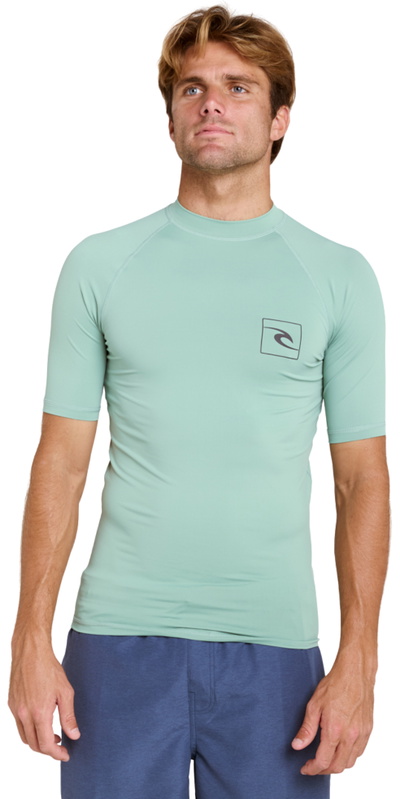 Rip Curl Mens Streamline UPF Short Sleeve Rash Vest