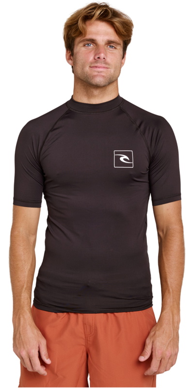 Rip Curl Mens Streamline UPF Short Sleeve Rash Vest
