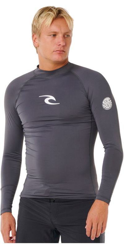 Rip Curl Mens Waves UPF Performance Long Sleeve Rash Vest