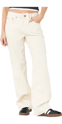 2026 Rip Curl Womens Aggie Relaxed Jeans 04MWPA - Bone