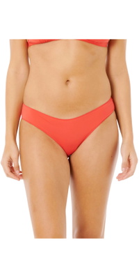 2026 Rip Curl Womens Classic Surf Cheeky Coverage Bikini Bottoms 0AIWSW - Red