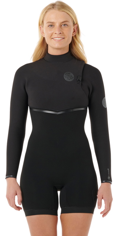 Rip Curl Womens E-Bomb 2/2mm Zip Free Long Sleeve Springsuit