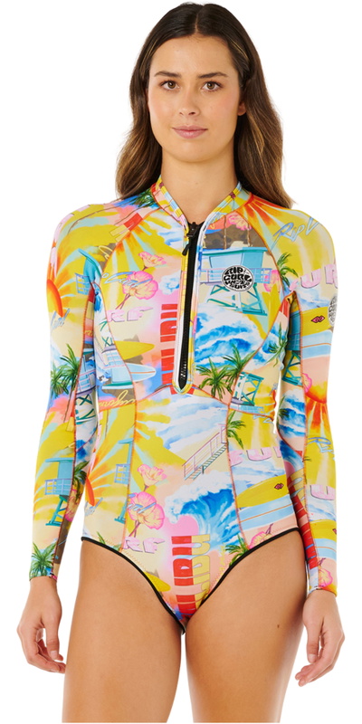 Rip Curl Womens G-Bomb 1.5mm Front Zip Spring Wetsuit