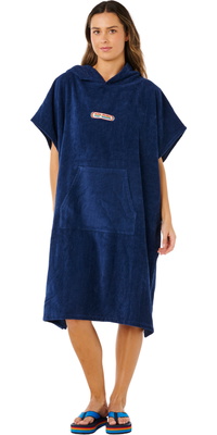 2026 Rip Curl Womens Icon Hooded Poncho Towel 17OWTO - Dark Navy