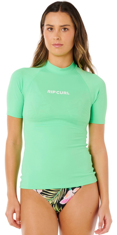 Rip Curl Frauen Molokai Short Sleeve Solid UPF Lycra Vest