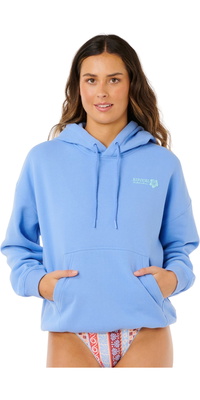 2026 Rip Curl Womens Surf Puff Heritage Hoodie 0A0WFL - Cornflower Blue