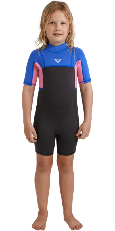 Roxy Toddler Prologue+ 2/2mm Back Zip Shorty Wetsuit