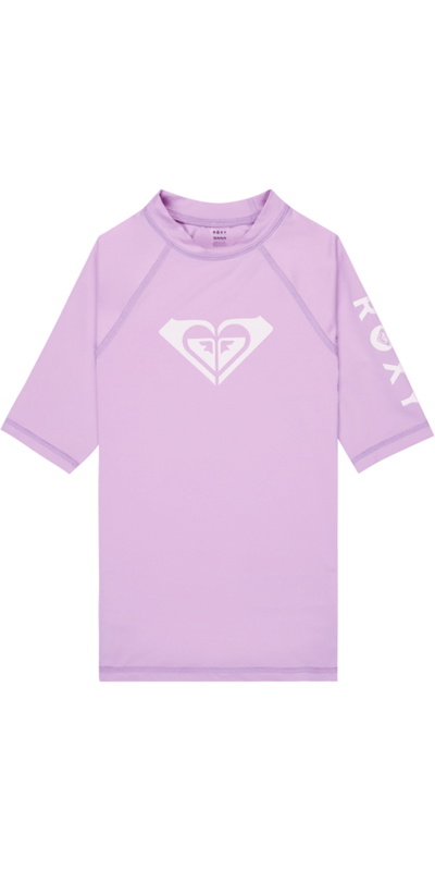 Roxy Bambino Canotta In Lycra A Maniche Corte "Whole Hearted"