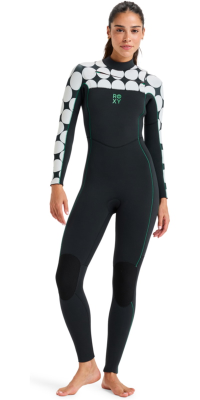 Roxy Femmes Rise Natural 3/2mm Chest Zip Combinaison Néoprène