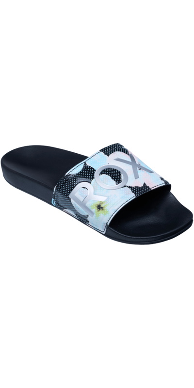 Roxy Slippy II-sandaler Med Print Til Kvinder Sort Multi 1