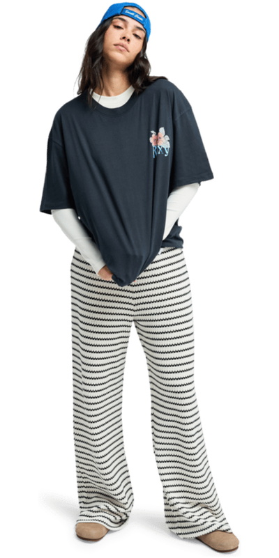 Roxy S Damet-shirt I Oversize-modell, Vasket,