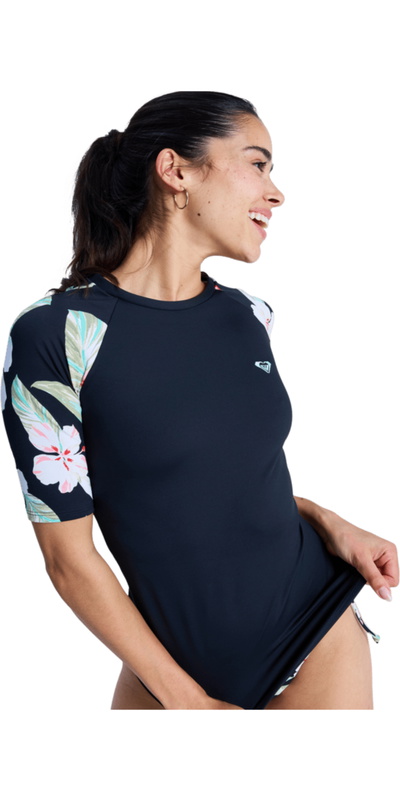 Roxy Dames Het Klassieke Lycra Vest Met Korte Mouwen