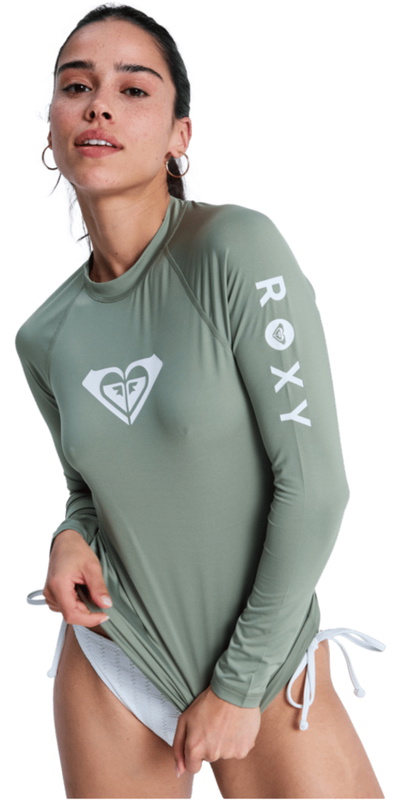 Roxy Womens Whole Hearted Long Sleeve Rash Vest