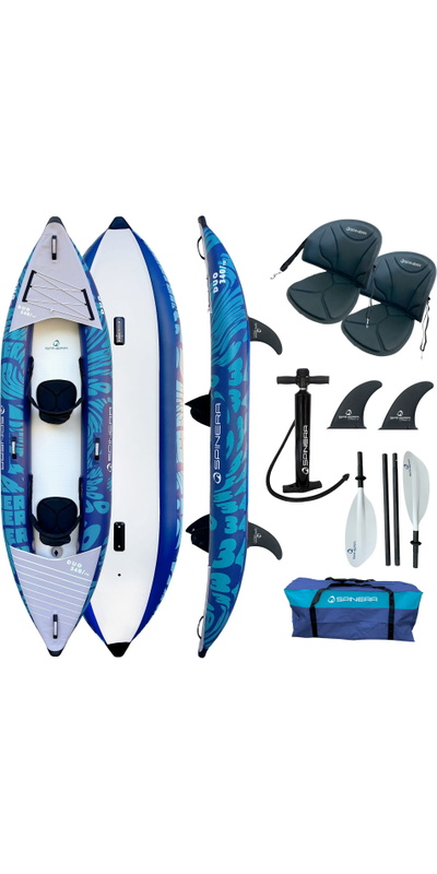 Spinera Duo 340 2 Person Inflatable Kayak Package