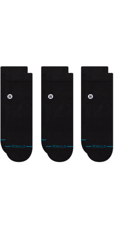 Stance Unisex Icon Quarter 3 Pack Socks