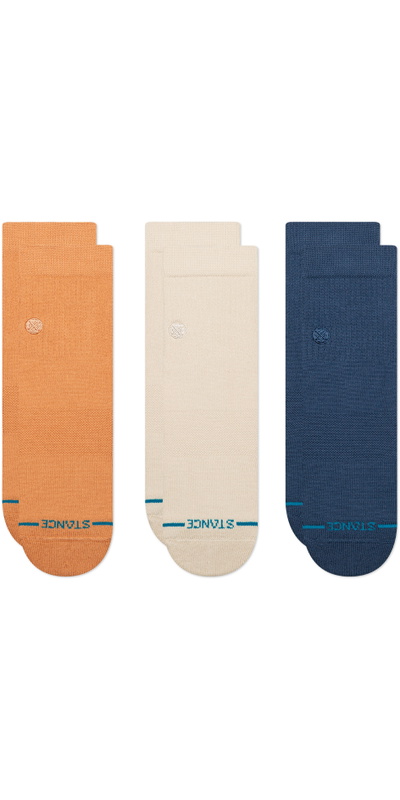 Stance Calcetines Unisex Icon Quarter De Stance , Paquete De 3, ,