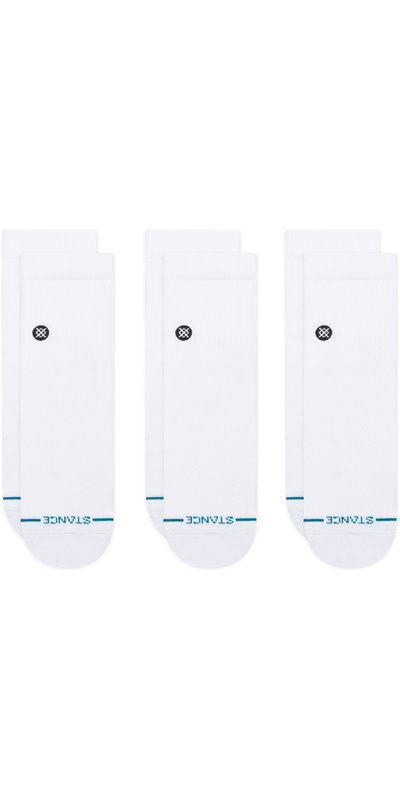 Stance Unisex Icon Quarter 3 Pack Socks