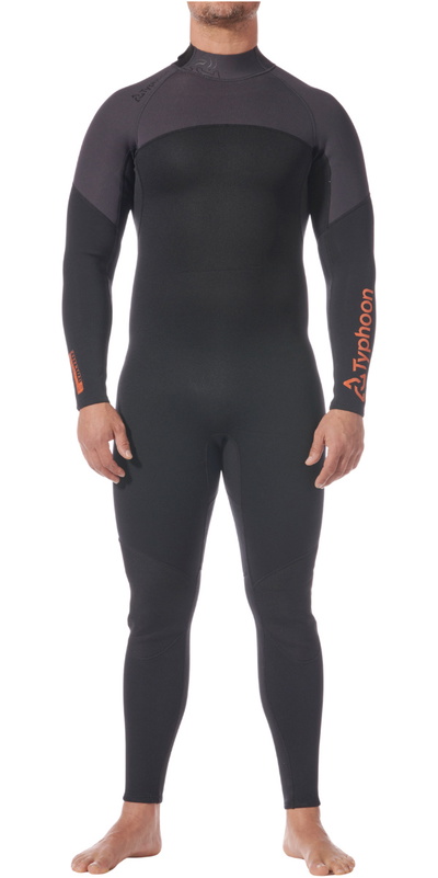 Typhoon Mens Essential 3/2mm Back Zip Wetsuit