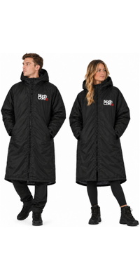 2026 Northcore Beach Basha Pro 4 Season Changing Robe NOCO24E - Black
