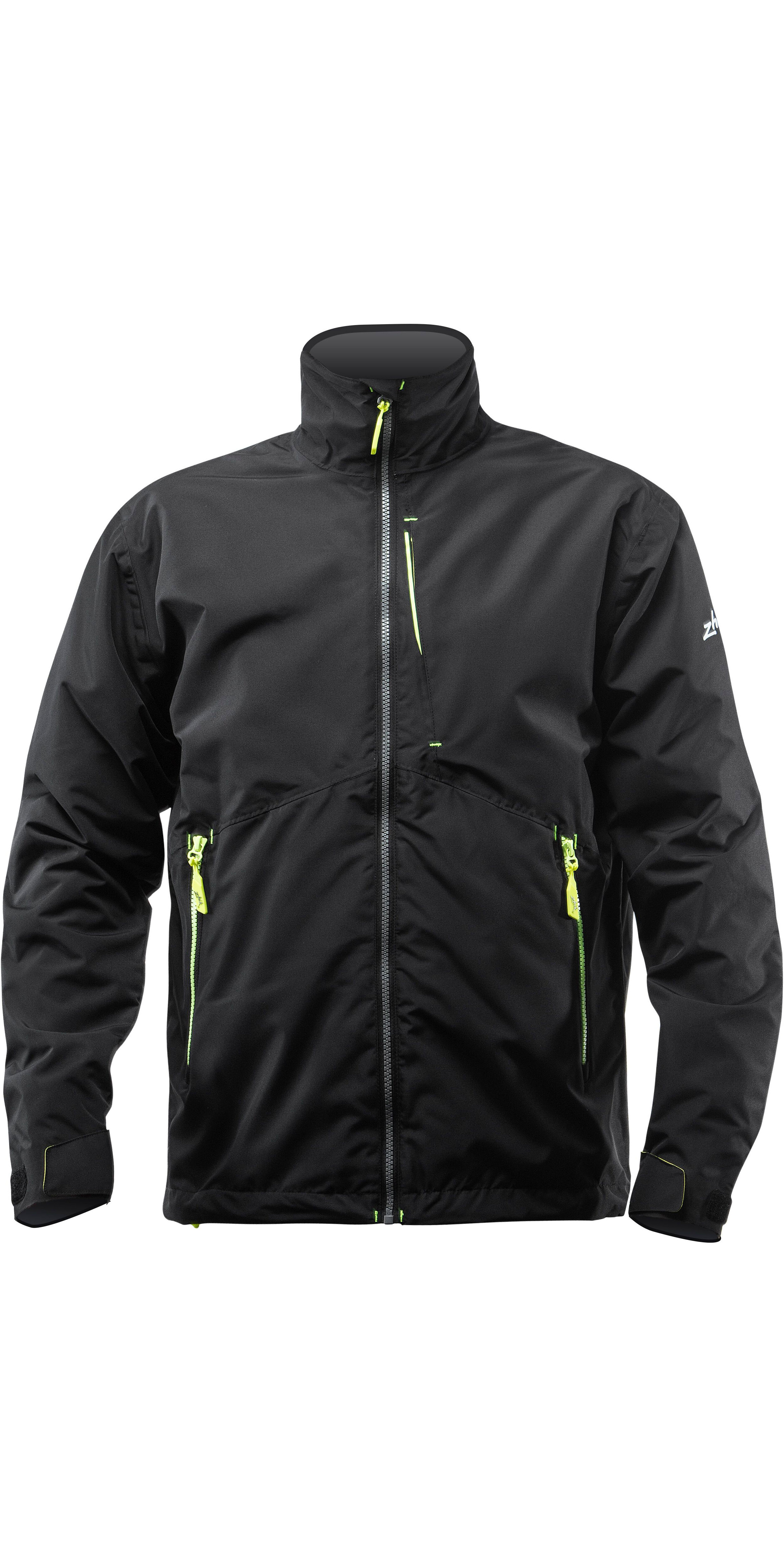 Zhik Mens ZCru Lightweight Sailing Jacket Black JKT0080 Sailing