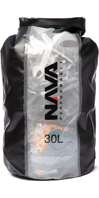 2026 Nava Performance 30L Drybag With Backpack Straps NAVA004 - Black
