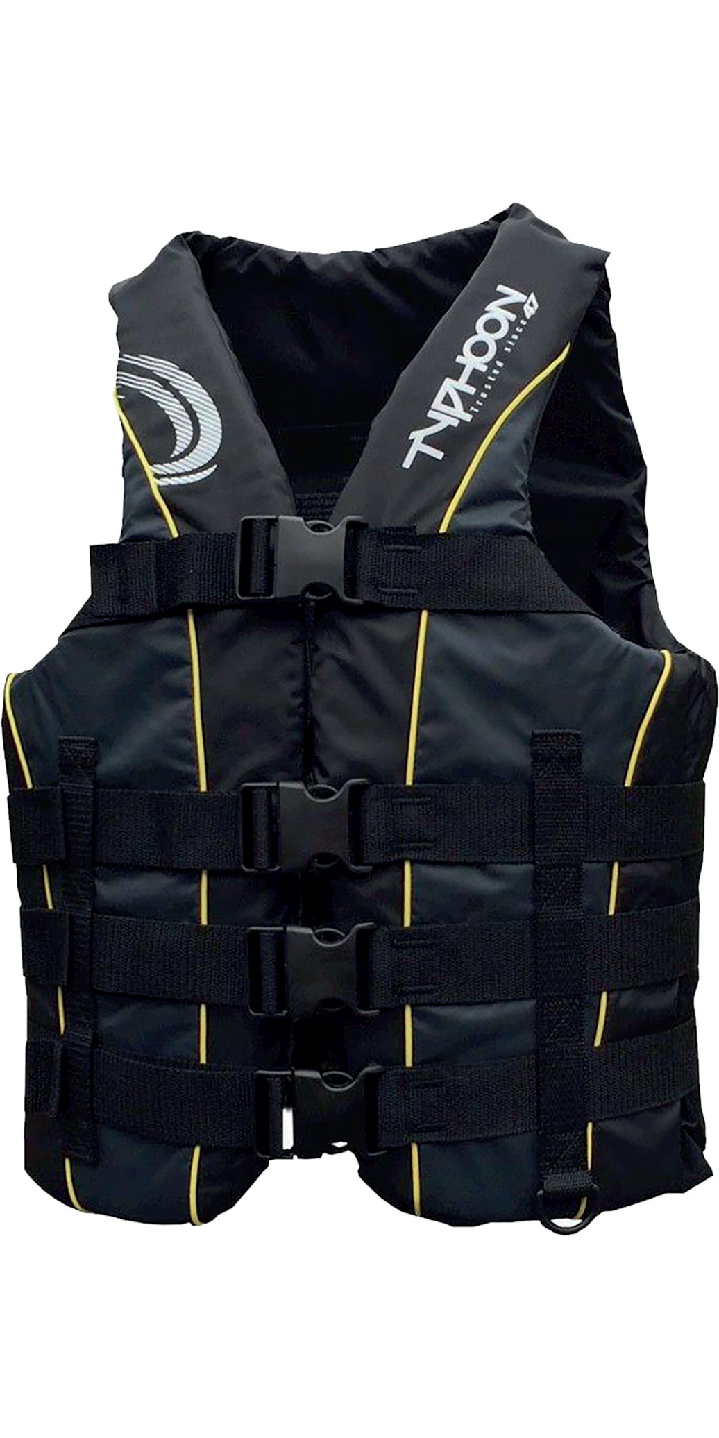 2020 Typhoon 4 Buckle Impact Ski Vest Black / Grey 410108 Accessories