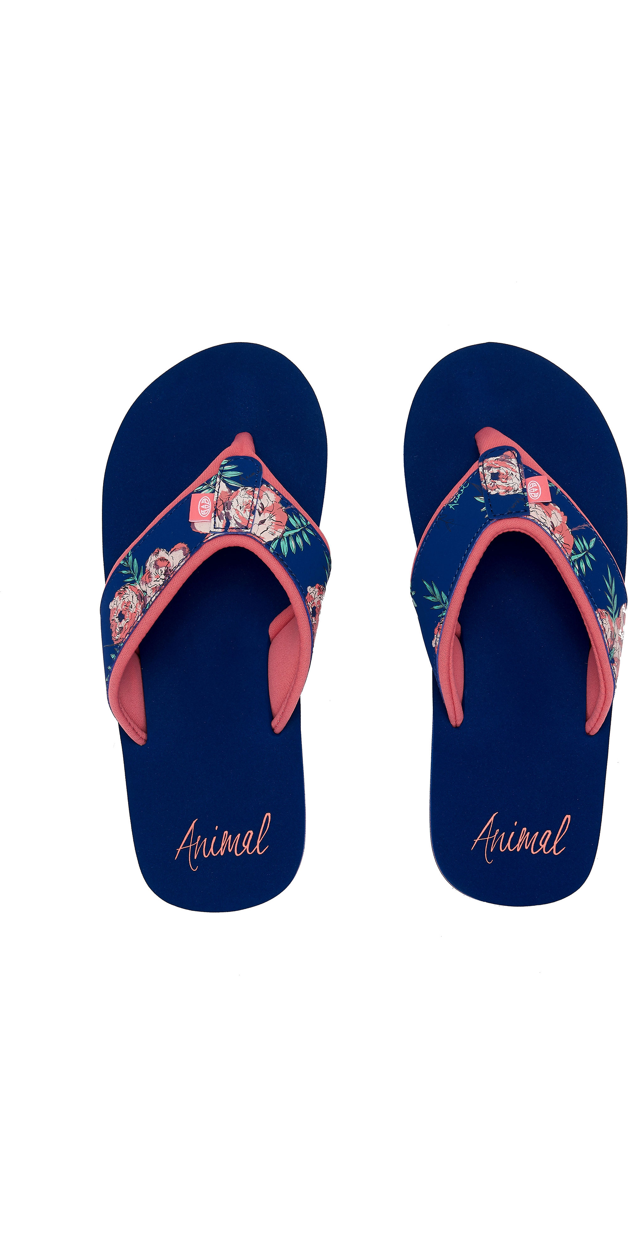 women's animal flip flops