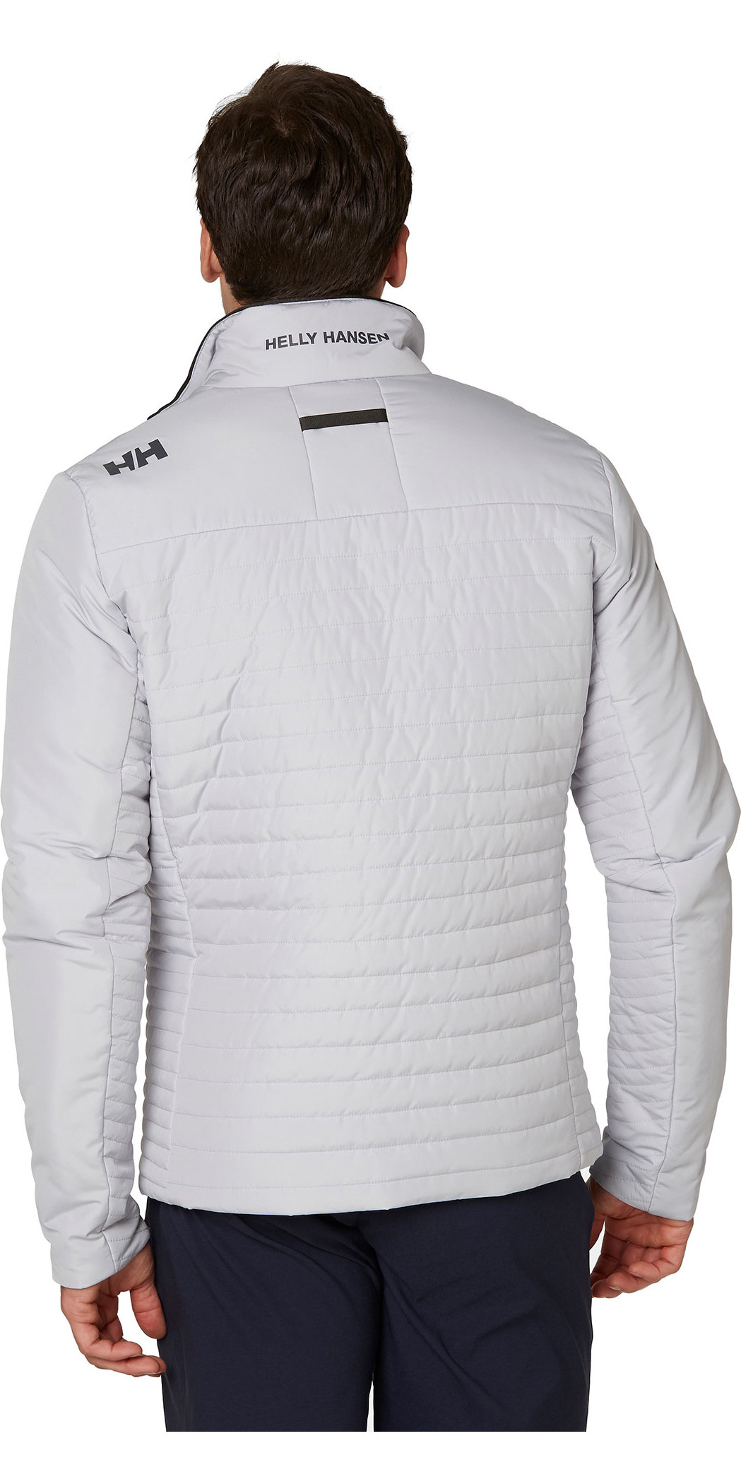 2020 Helly Hansen Mens Crew Insulator Jacket 54344 Grey Fog Sailing Sailing Wetsuit Outlet