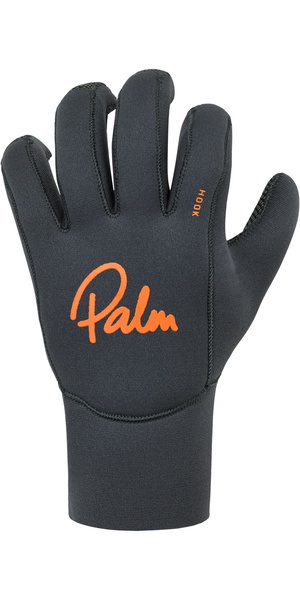 2026 Palm Hook 3mm Neoprene Gloves 12325 - Jet Grey