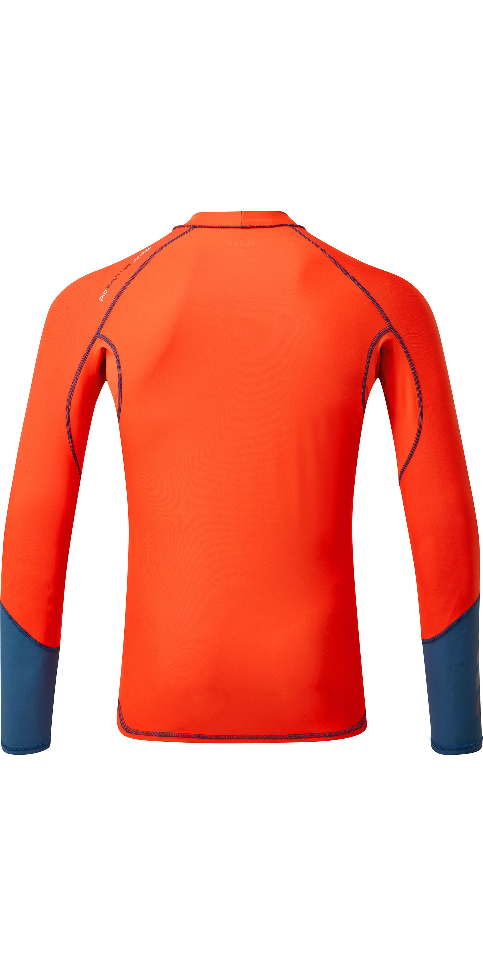 Gul Xola Long Sleeve Quick Dry Lightweight Rash Vest Top Blue Orange UV Sun Protection and SPF Properties