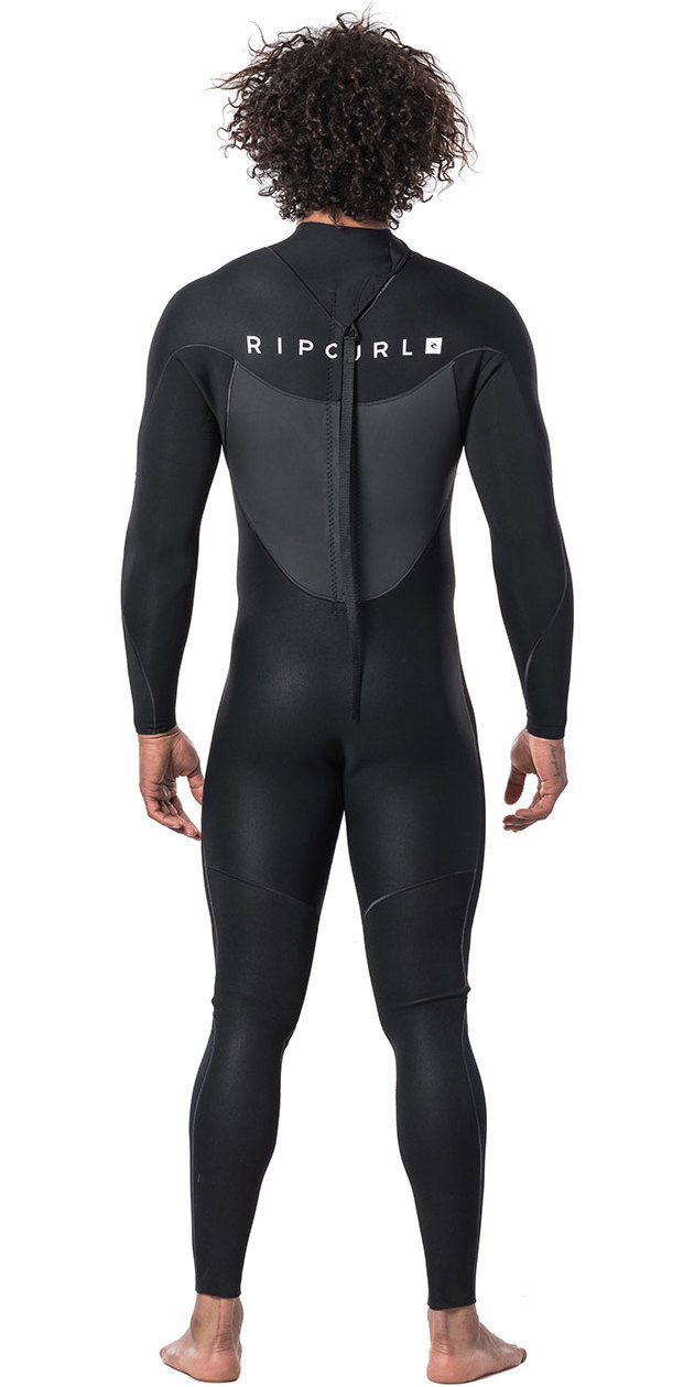 2020 Rip Curl Mens Omega 3/2mm Back Zip Wetsuit WSM9AO Black