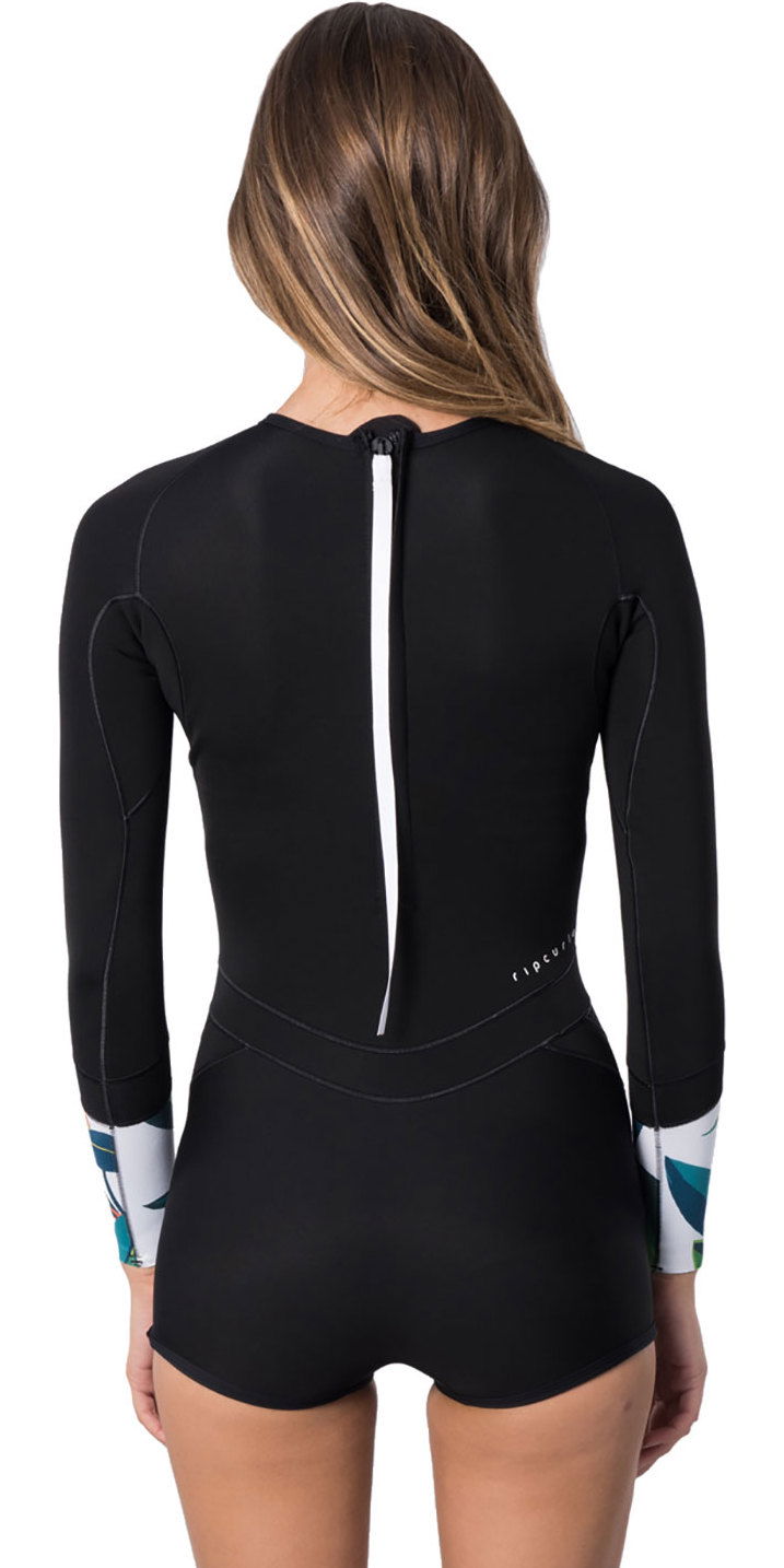2020 Rip Curl Womens GBomb 1mm Madi Boyleg Long Sleeve Shorty Wetsuit