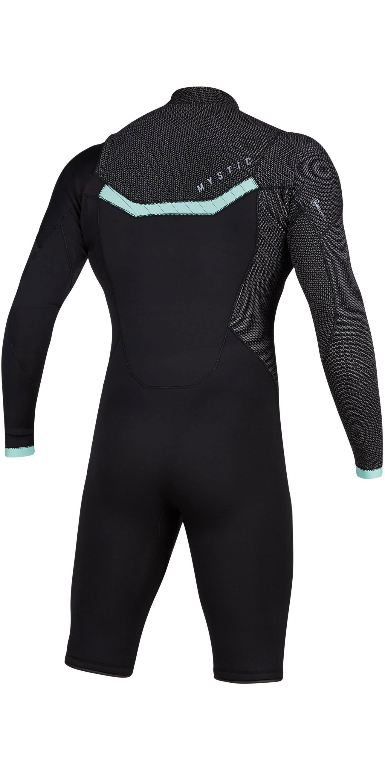 2020 Mystic Mens Marshall 3/2mm Long Sleeve Chesat Zip Shorty Wetsuit