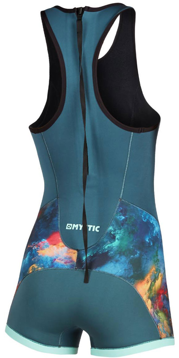 Mystic Womens Diva 2mm Short Jane Wetsuit 0074 Teal Wetsuits Shorty Wetsuit Outlet