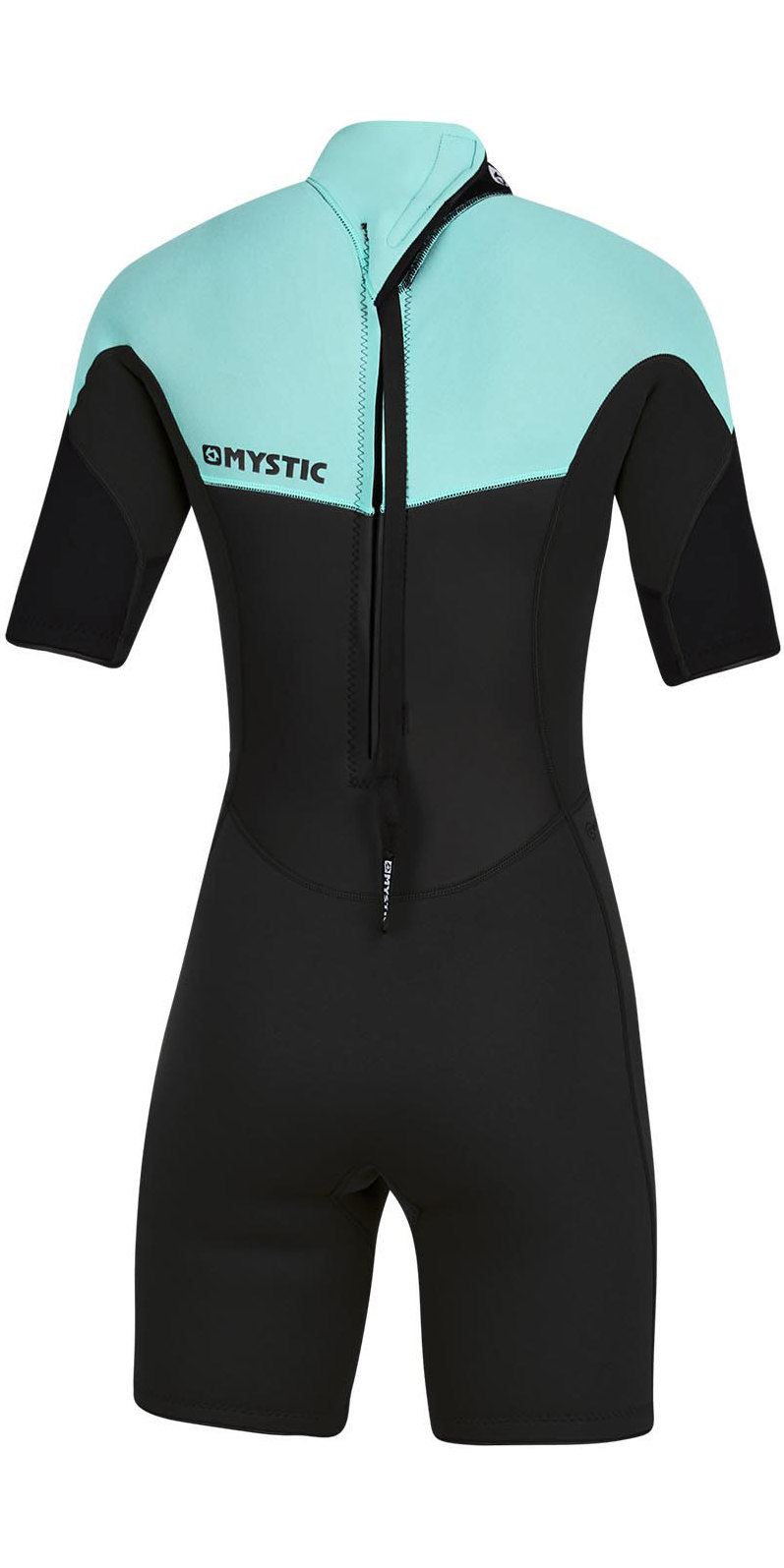 2020 Mystic Womens 3/2mm Back Zip Shorty Wetsuit 200084 Mint Green