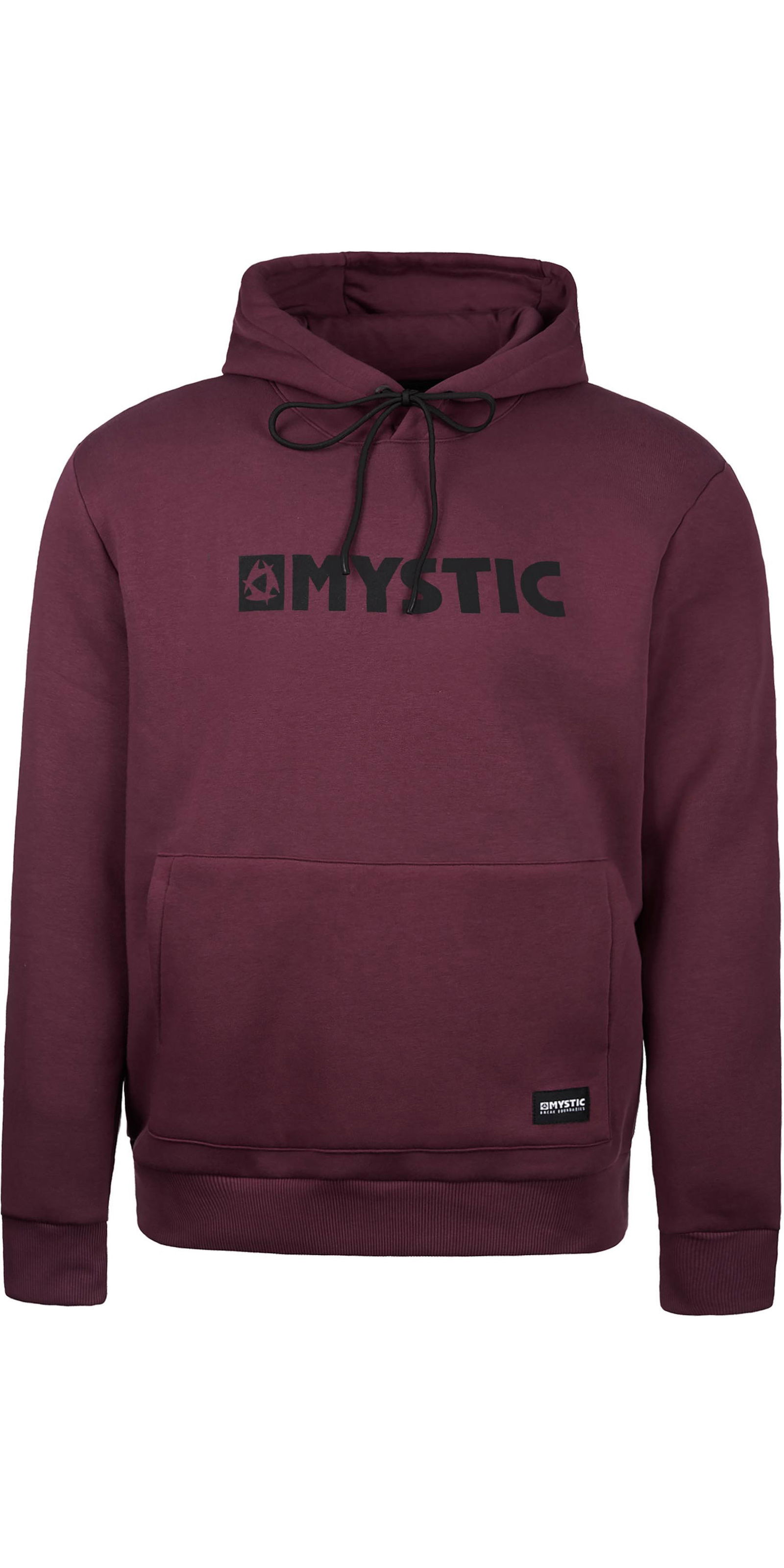 2020 Mystic Mens Brand Hood Sweat 190035 Oxblood Red Clothing