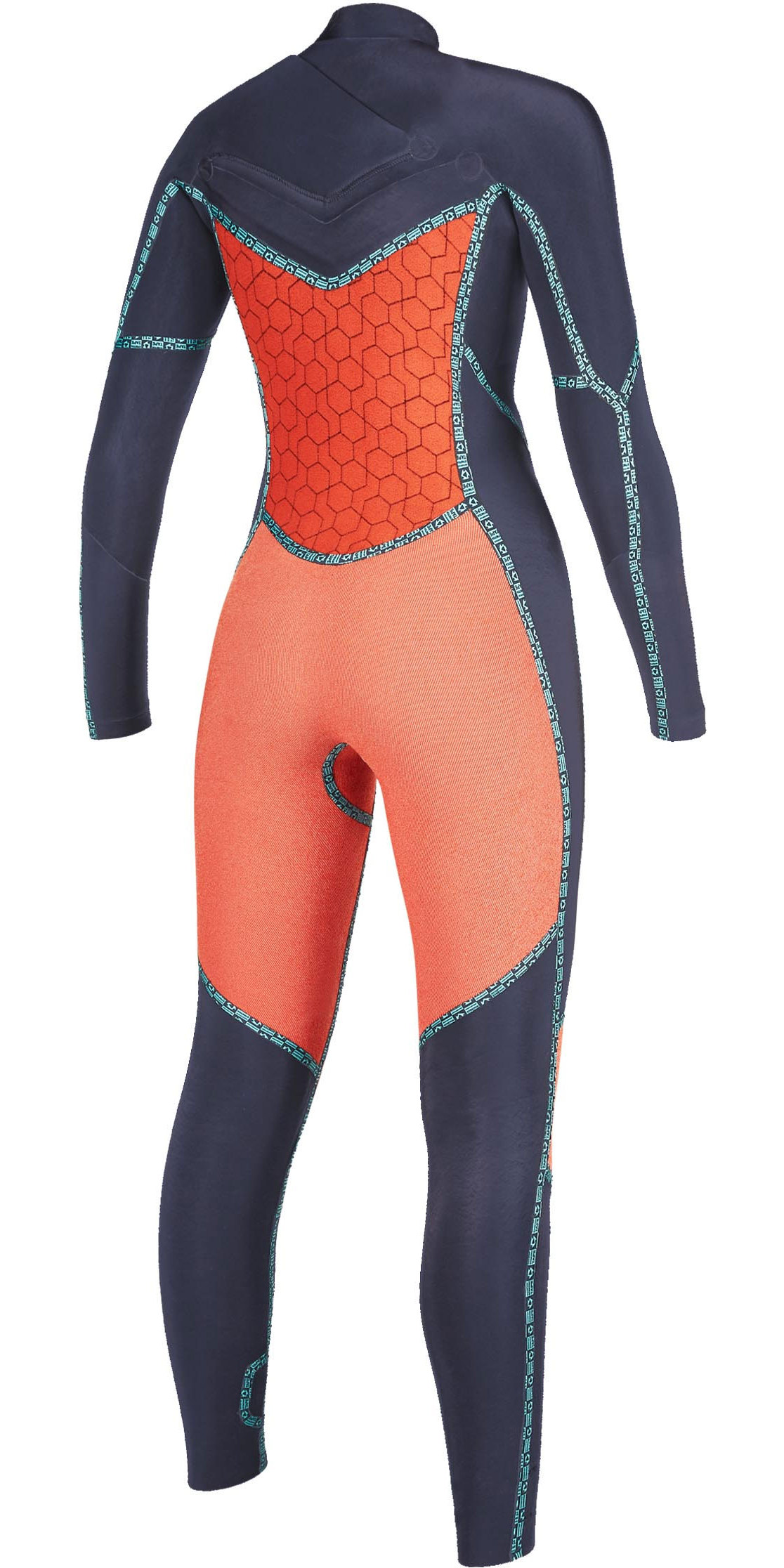 2020 Mystic Womens Diva 3/2mm Double Chest Zip Wetsuit 200021 Black