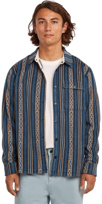 2026 ONeill Mens Originals Superfleece Shirt 2350143 - Blue Originals Jstripe