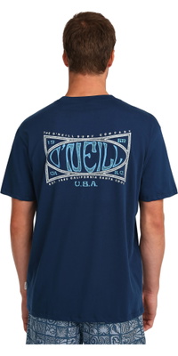 2026 ONeill Mens Box Logo T-Shirt 2850353 - English Evening