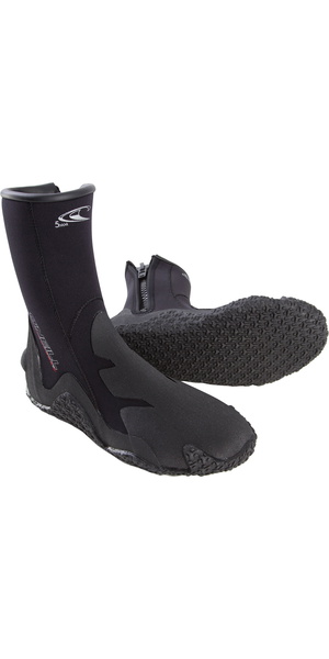 2026 O'Neill 5mm Zipped Dive Boots 3999 - Black