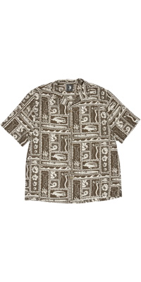 2026 T & C Surf Designs Mens Aloha Shirt TM7SS - Brown