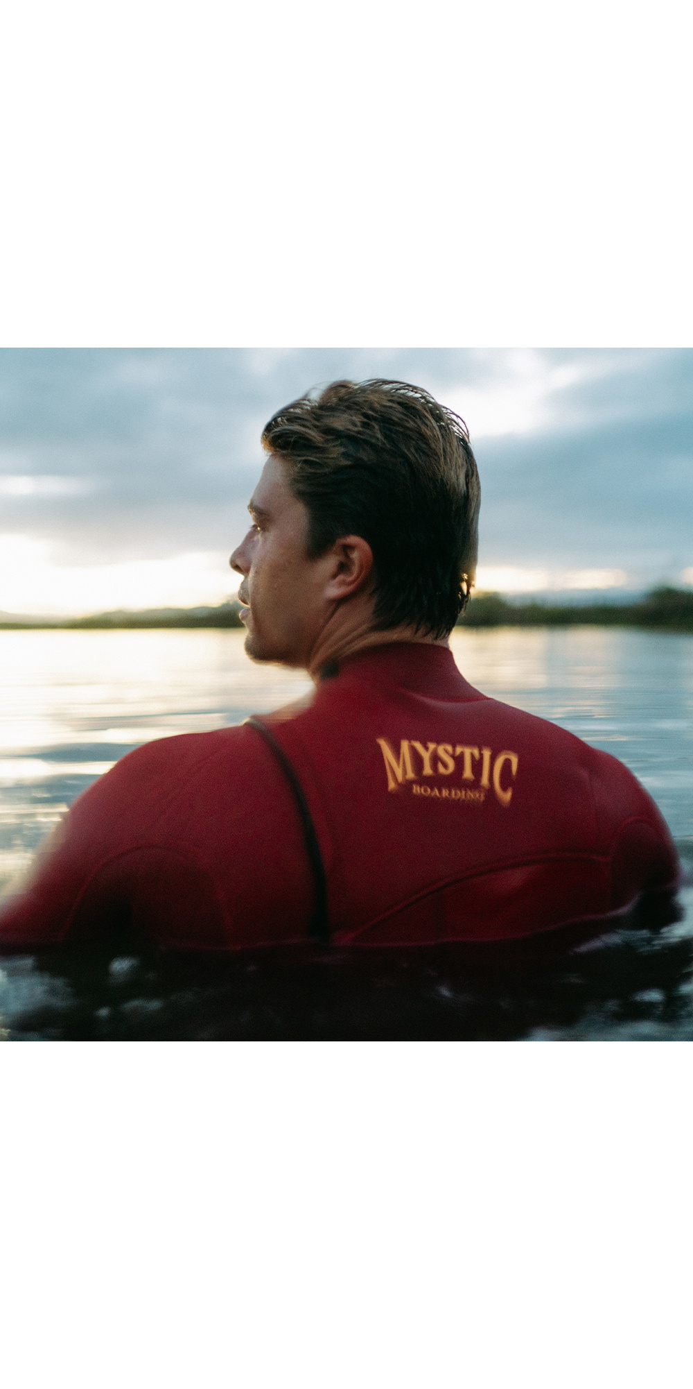 Mystic Mens 2024 The One 5/3mm Zip Free Wetsuit - Red