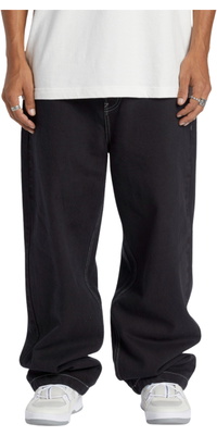 2026 DC Shoes Mens Worker Baggy Jeans ADYDP03079 - Black Tint