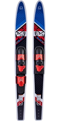 2026 HO Sports Blast Combo Waterskis HS & RTS H22BL - Black / Blue / Red