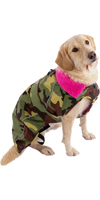 2026 Dryrobe Dog Coat V3DRDC - Pink / Camo