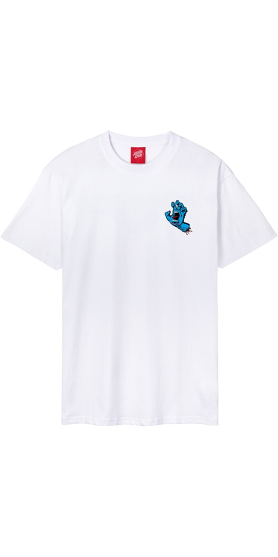 Santa Cruz Mens Screaming Hand Chest T-Shirt